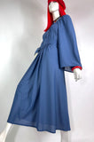 1960s 70s Ossie Clark style vintage Kaftan maxi dress / Hippie / Biba / Bus Stop / Lee Bender