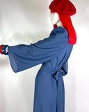 1960s 70s Ossie Clark style vintage Kaftan maxi dress / Hippie / Biba / Bus Stop / Lee Bender