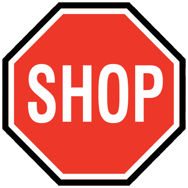 Top of the Shops Boutique Shop & Go flashing logo