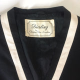 1960s vintage "Diorling" by Christian DIOR blazer / jacket / Mod / monochrome