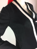 1960s vintage "Diorling" by Christian DIOR blazer / jacket / Mod / monochrome