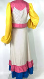 DIANA MACKINNON 1970s vintage two piece set / co-ord / maxi skirt / Goldie Hawn