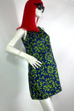 1960s vintage psychedelic Go Go Mod mini dress / 70s / Party / Carnaby / Twiggy