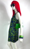 1960s vintage psychedelic Go Go Mod mini dress / 70s / Party / Carnaby / Twiggy