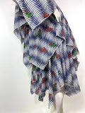 Clobber 1970s vintage psychedelic dress / angel sleeves / festival / Jeff Banks / Stevie Nicks