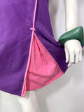 1960s vintage space age indian cotton dress / Suzon Dejardin / Mod / Made in India