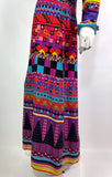 Vera Mont Paris 1960s vintage Pop Art Mod maxi dress / Peggy Moffitt / Op Art / Colour block