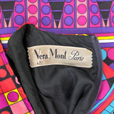Vera Mont Paris 1960s vintage Pop Art Mod maxi dress / Peggy Moffitt / Op Art / Colour block