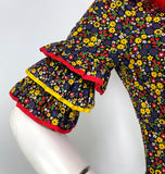 John Marks 1970s vintage ditsy floral maxi dress / 60s hippie / summer / Festival / cotton