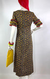 John Marks 1970s vintage ditsy floral maxi dress / 60s hippie / summer / Festival / cotton