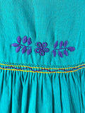 1970s vintage hippie Mexicana cotton boho blouse / Hippie / Penny Lane / Almost Famous