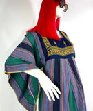 1960s vintage hippie ethnic kaftan maxi dress / Lux hippie / caftan / 70s marrakech