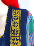 1960s vintage hippie ethnic kaftan maxi dress / Lux hippie / caftan / 70s marrakech