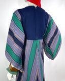1960s vintage hippie ethnic kaftan maxi dress / Lux hippie / caftan / 70s marrakech
