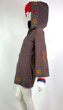 1960s vintage Souk embroidered cotton kaftan / Hippie / Festival / Made in Pakistan / 70s
