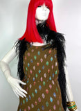 1970s vintage 70s does 40s deco glitter dress Radley / Disco / Studio 54 / party dress