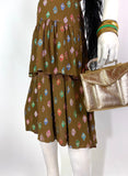 1970s vintage 70s does 40s deco glitter dress Radley / Disco / Studio 54 / party dress