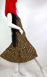 1970s vintage 70s does 40s deco glitter dress Radley / Disco / Studio 54 / party dress