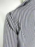 1970s vintage nautical striped wide lapel blazer / jacket / Mod / 70s pop
