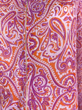 1970s vintage paisley psychedelic hood maxi dress / Hippie / Festival / Mod