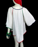 1970s vintage cheese cloth smock top / tunic / hippie / Festival / Hippy