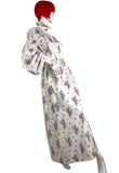 1970s vintage QUAD floral hippie prairie maxi dress / ruffles / Laura Ashley
