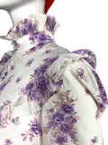 1970s vintage QUAD floral hippie prairie maxi dress / ruffles / Laura Ashley