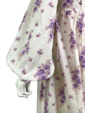 1970s vintage QUAD floral hippie prairie maxi dress / ruffles / Laura Ashley
