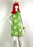 Reserved>>>> Louis Caring vintage 1960s Mod flower print dress / Carnaby / Go Go / summer dress