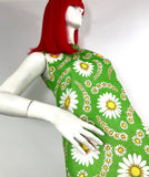 Reserved>>>> Louis Caring vintage 1960s Mod flower print dress / Carnaby / Go Go / summer dress