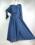 1960s 70s Ossie Clark style vintage Kaftan maxi dress / Hippie / Biba / Bus Stop / Lee Bender