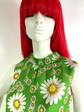 Reserved>>>> Louis Caring vintage 1960s Mod flower print dress / Carnaby / Go Go / summer dress