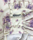 1970s vintage QUAD floral hippie prairie maxi dress / ruffles / Laura Ashley