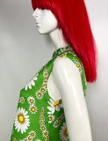 Reserved>>>> Louis Caring vintage 1960s Mod flower print dress / Carnaby / Go Go / summer dress