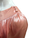 1970s Peter Robinson vintage satin tunic / smock top balloon sleeves / 30s / Biba / Bus Stop