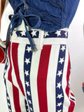 1970s vintage USA stars and stripes jeans / trousers / Mod / America / 60s Psych / Brian Jones