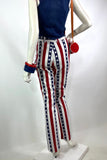 1970s vintage USA stars and stripes jeans / trousers / Mod / America / 60s Psych / Brian Jones