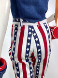 1970s vintage USA stars and stripes jeans / trousers / Mod / America / 60s Psych / Brian Jones