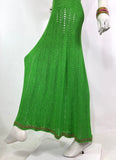 1960s vintage hand crocheted maxi dress / summer / festival / Hippie Boho 70s