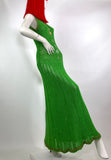 1960s vintage hand crocheted maxi dress / summer / festival / Hippie Boho 70s