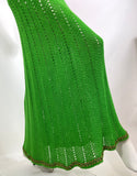 1960s vintage hand crocheted maxi dress / summer / festival / Hippie Boho 70s