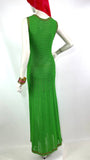 1960s vintage hand crocheted maxi dress / summer / festival / Hippie Boho 70s