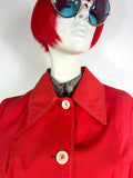 1960s 70s vintage Mod trench jacket / mini mac / Rain mac / Twiggy / safari look