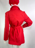 1960s 70s vintage Mod trench jacket / mini mac / Rain mac / Twiggy / safari look