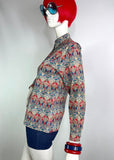 1980s vintage Liberty cotton blouse / Ianthe Tana Lawn / RARE