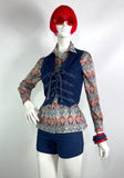 1980s vintage Liberty cotton blouse / Ianthe Tana Lawn / RARE