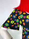 1960s vintage 'City Swingers' Mod mini dress / Twiggy / Dollybird / Go Go / Mary Quant 70s