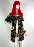 1960s vintage 'City Swingers' Mod mini dress / Twiggy / Dollybird / Go Go / Mary Quant 70s