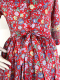 1970s 80s vintage 'Origina' Liberty print cotton dress / smock / Annabelinda Oxford