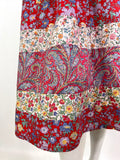 1970s 80s vintage 'Origina' Liberty print cotton dress / smock / Annabelinda Oxford